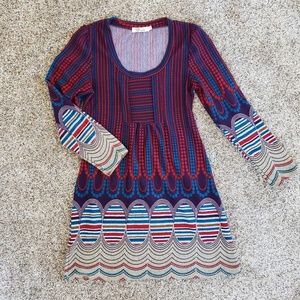 Aryeh Long Sleeve Scoop Neck Dress